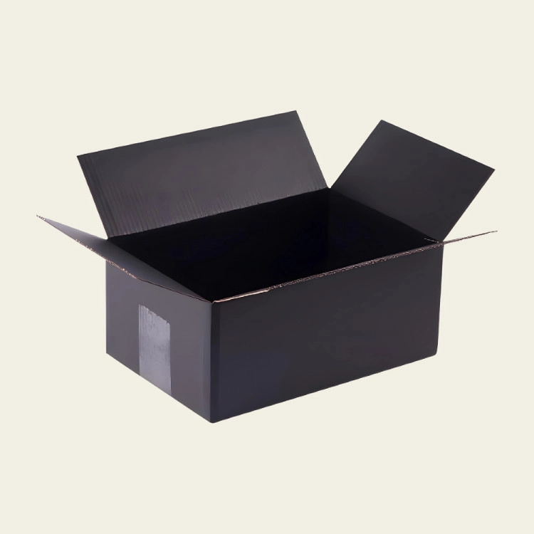 Black Shipping Boxes