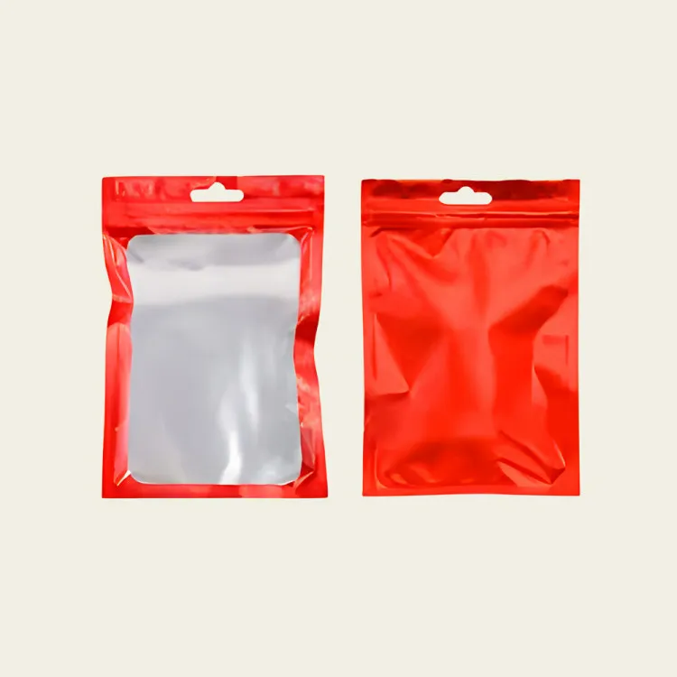 Red Mylar Bags