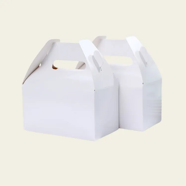 White Gable Boxes