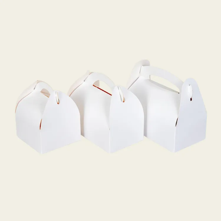 White Gable Boxes