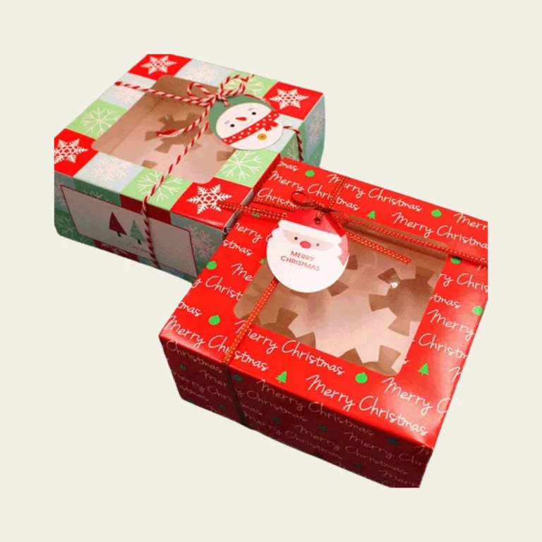 Christmas Cupcake Boxes