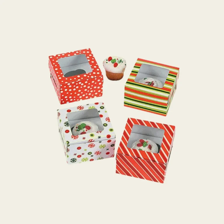 Christmas Cupcake Boxes