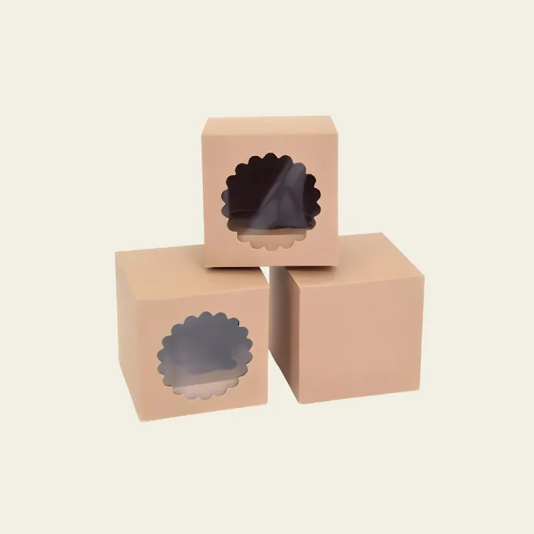Kraft Cupcake Boxes