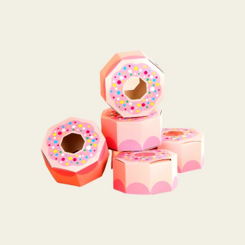 Pink Donut boxes