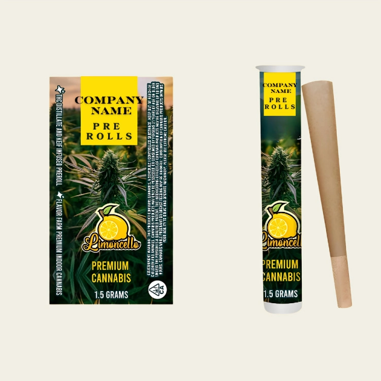 Pre Roll Packaging Labels