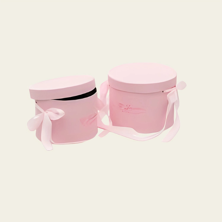 Round Gift Box With Lid