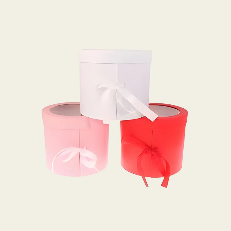 Round Gift Box With Lid