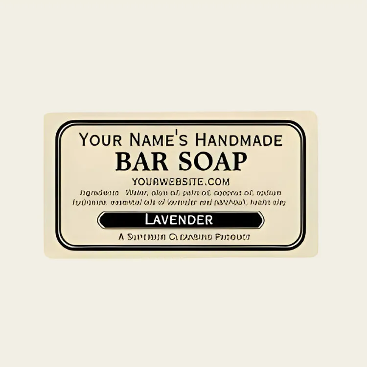 Soap Bar Labels