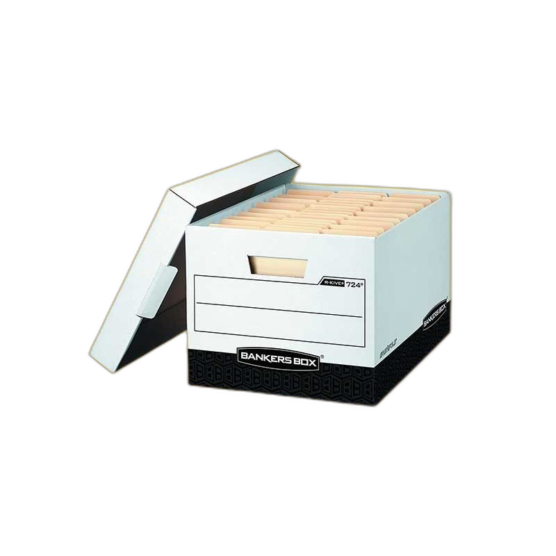 Cardboard file boxes