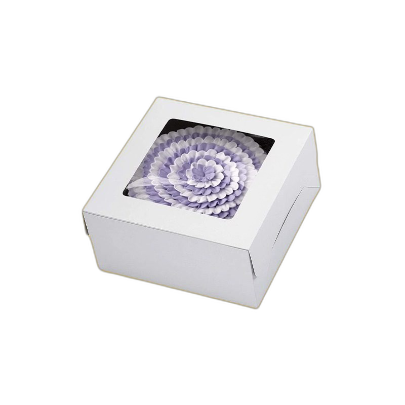 Custom Cake Box with PVC Window