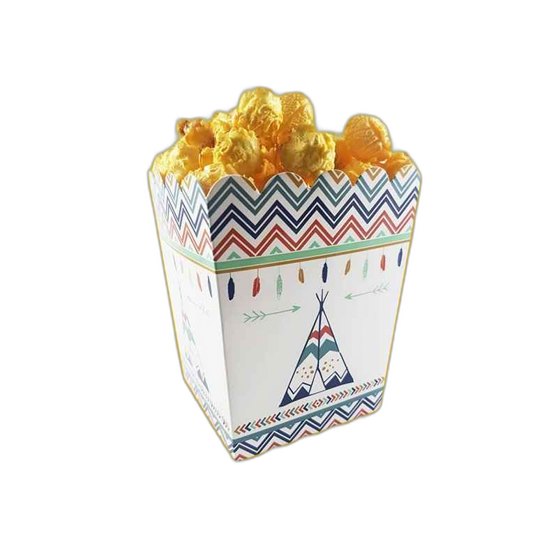 Custom Gold Foil Printed Popcorn Boxes