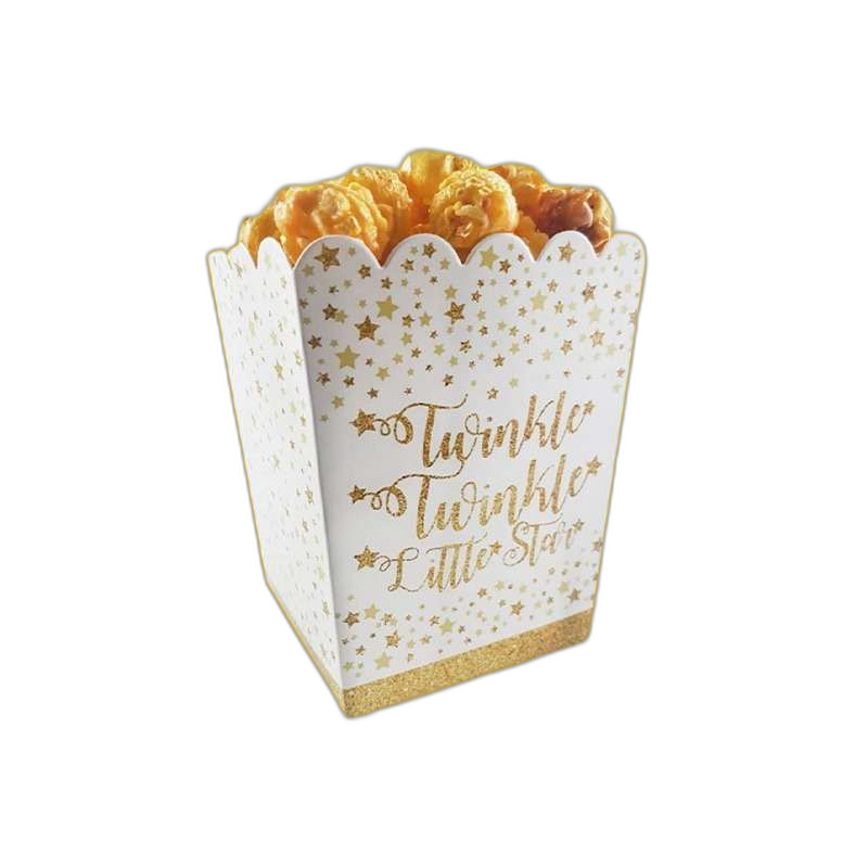 Custom Gold Foil Printed Popcorn Boxes