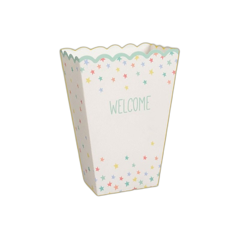 Custom Gold Foil Printed Popcorn Boxes
