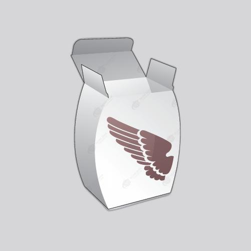 Custom Straight Tuck Curved Box Template