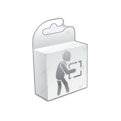 Custom Straight Tuck Hanging Box Template