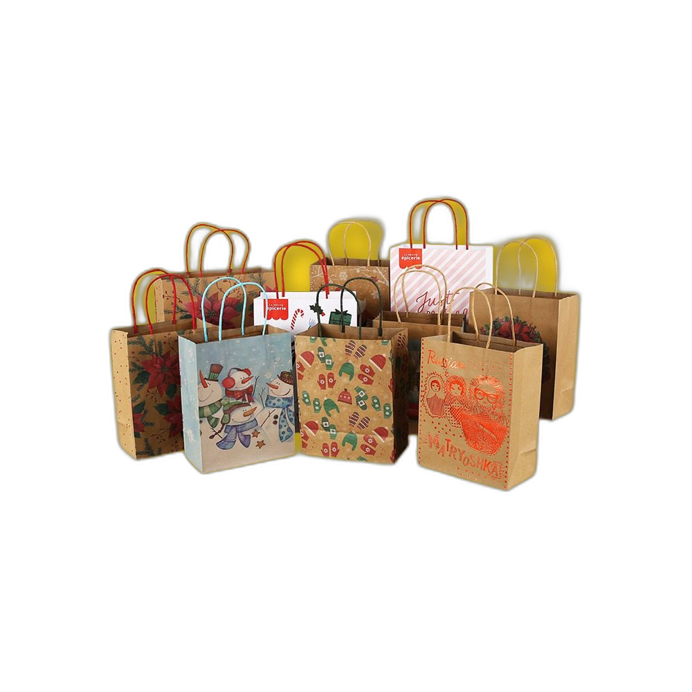 Custom bags with serrated top