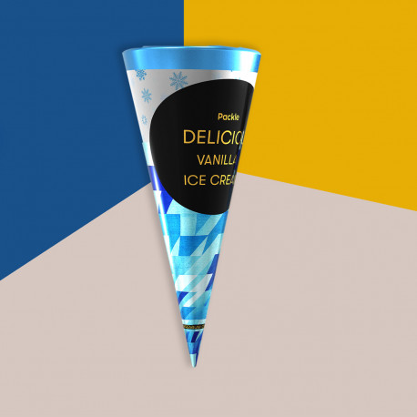 Branded Ice Cream Cone Sleeve