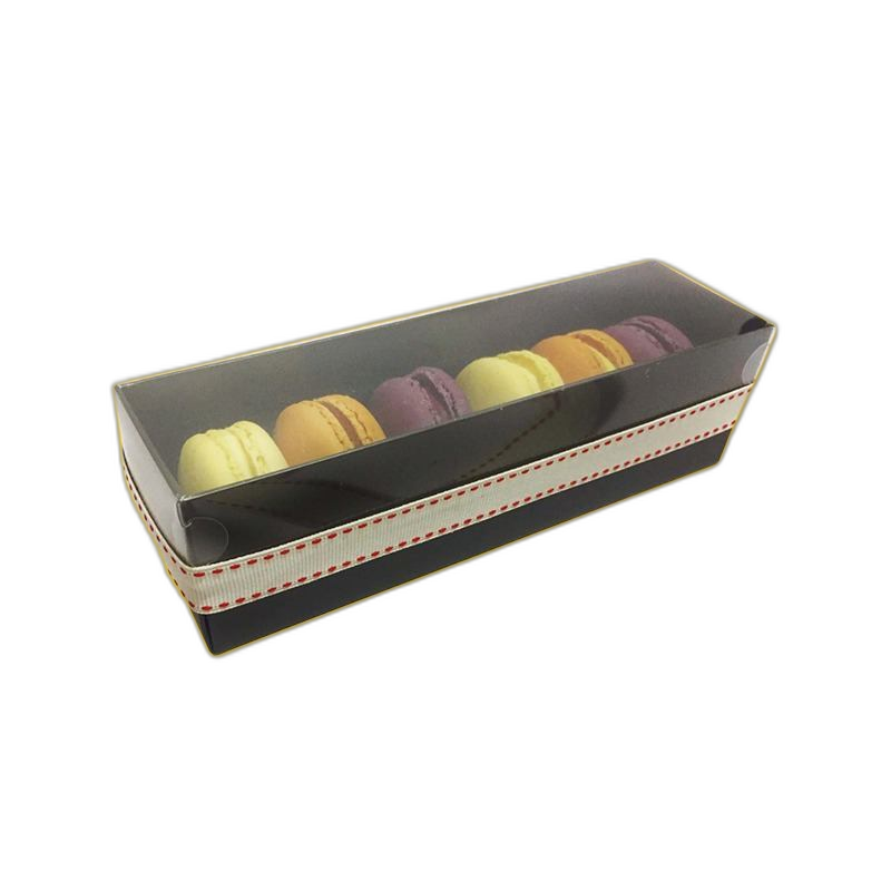 Macaron Box with Clear Lid