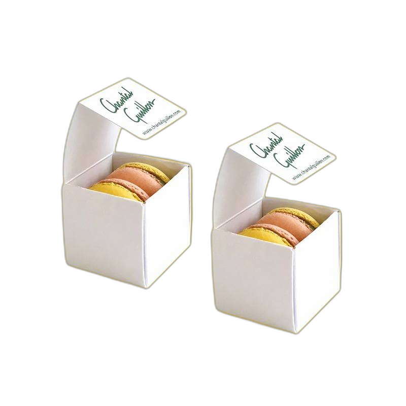 White Macaron Boxes