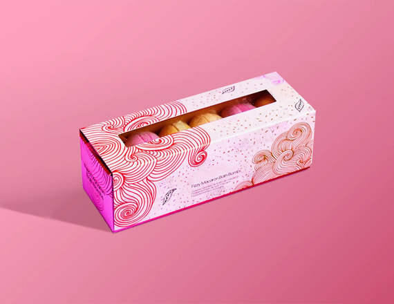 Bath Bomb Shipping Box