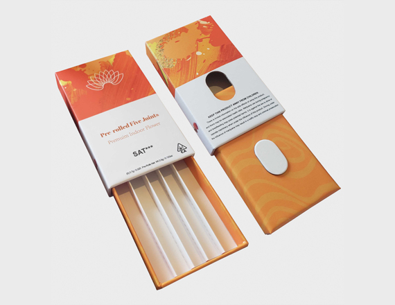 Child Resistant Pre Roll Box