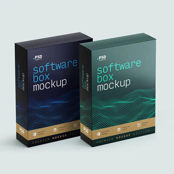 Black Software Box